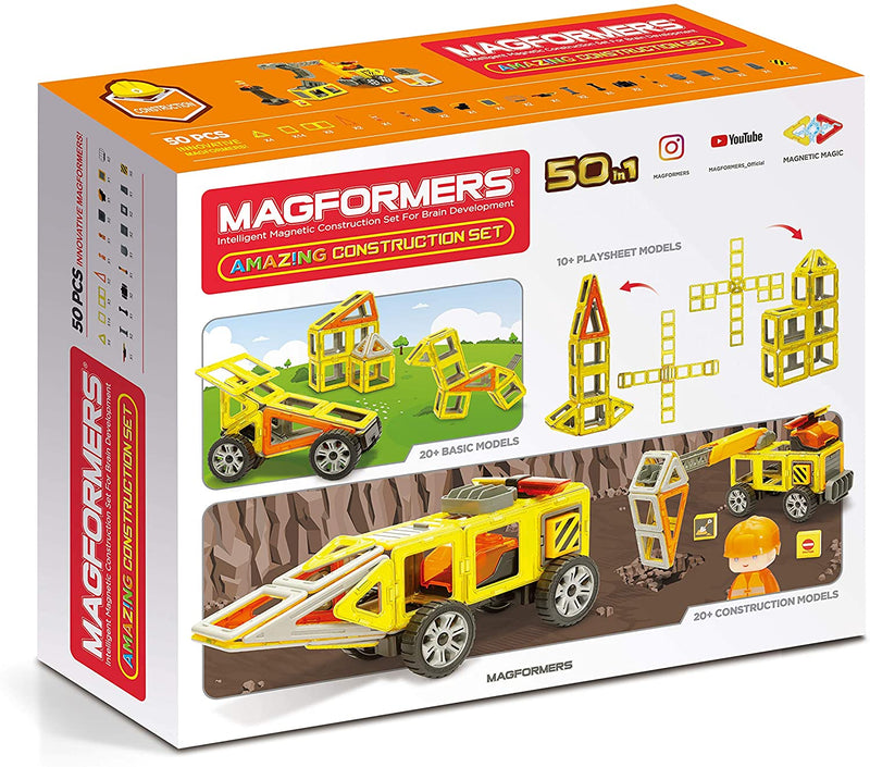 Set magnetic de construit- Magformers Set Constructii - Amazing construction set