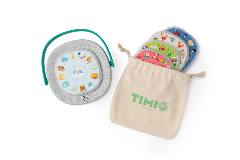 Timio Starter Kit - jucarie interactiva copii 2-6 ani - player audio fara ecrane - jucarie educativa interactiva
