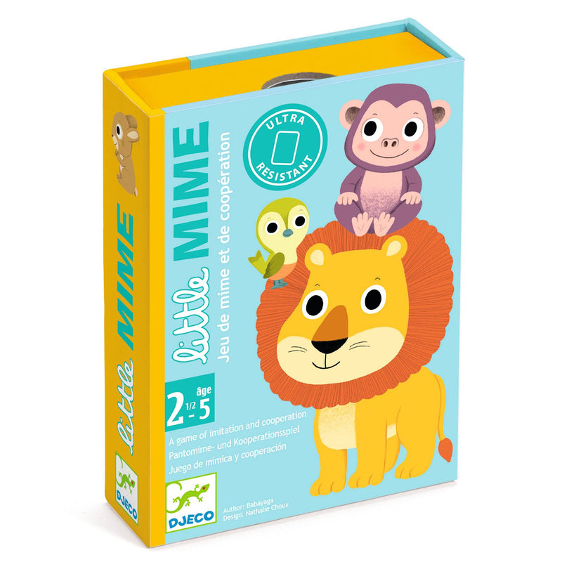 Joc de carti Djeco Toddler Little Mime - joc de carti copii 2-5 ani - joc de mima