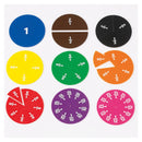 Cercuri Cu Fractii, Set Cu 51 Piese