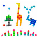 Linking Cubes, 100 Cuburi Translucide Interconectabile