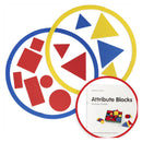 Set Forme Geometrice Colorate, 60 Piese