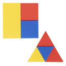 Set Forme Geometrice Colorate, 60 Piese