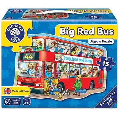 Puzzle De Podea Autobuzul (15 Piese) Big Bus