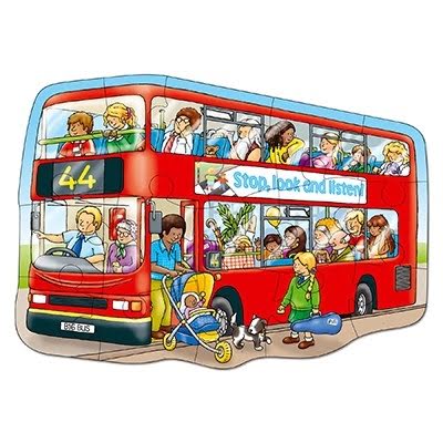Puzzle De Podea Autobuzul (15 Piese) Big Bus