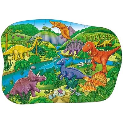 Puzzle De Podea Dinozauri (50 Piese) Big Dinosaurs