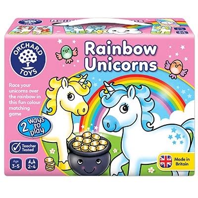 Joc Educativ Unicornii Curcubeu Rainbow Unicorns Orchard toys