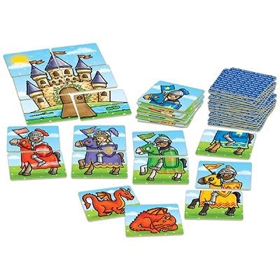 Joc Educativ - Puzzle Cavaleri Si Dragoni Knights And Dragons