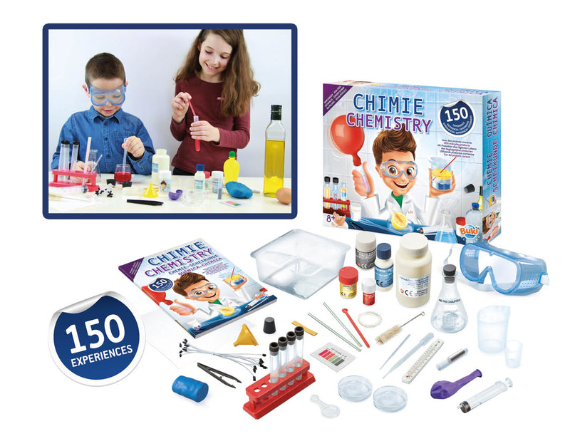 Laboratorul De Chimie - 150 De Experimente - joc STEM copii 8 ani +
