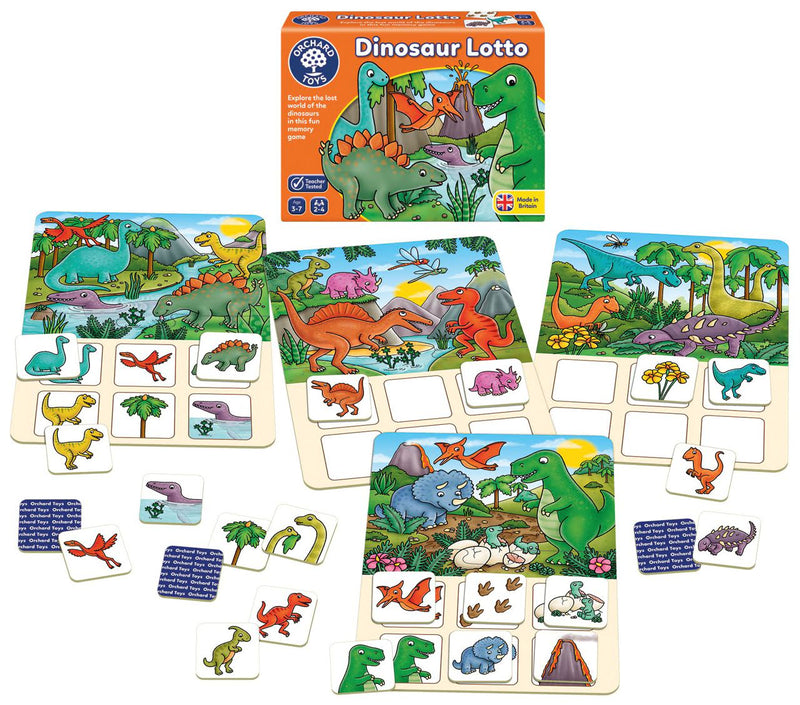 Joc Educativ Dinozaur Dinosaur Lotto Orchard toys