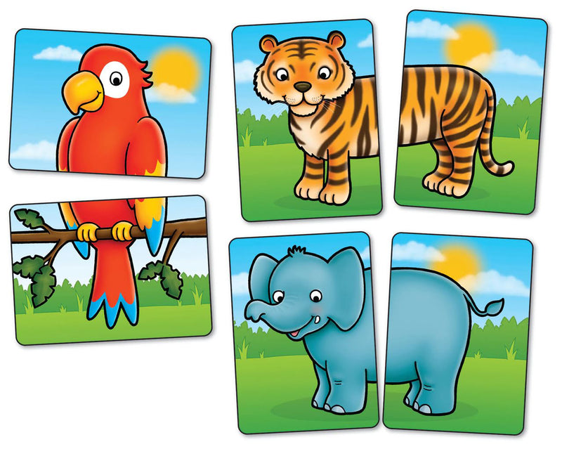 Joc Educativ Jungla Jungle Heads & Tails Orchard Toys