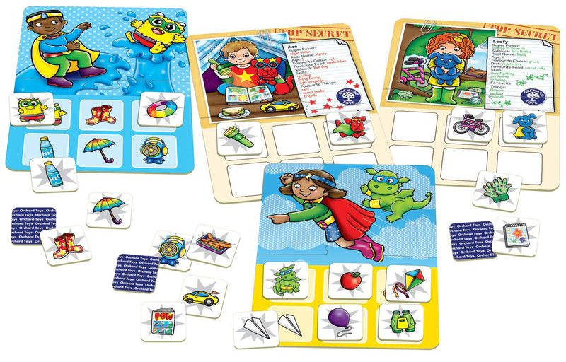 Joc Educativ Supererou Superhero Lotto Orchard Toys
