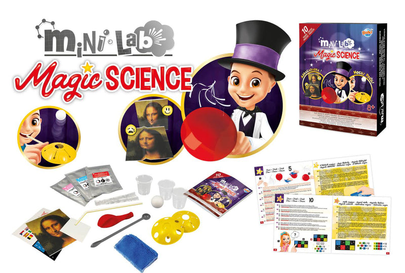 Mini - Laboratorul Stiinta Magica - set experimente STEM si magie Copii Buki france