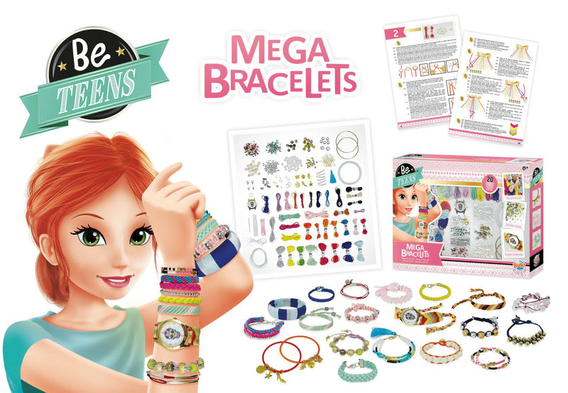 Mega Kit Pentru Bratari - accesorii fete creeaza 20 de bratari BUKI France