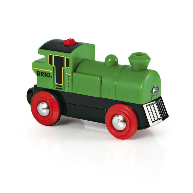 Locomotiva trenulet cu baterii BRIO - Verde