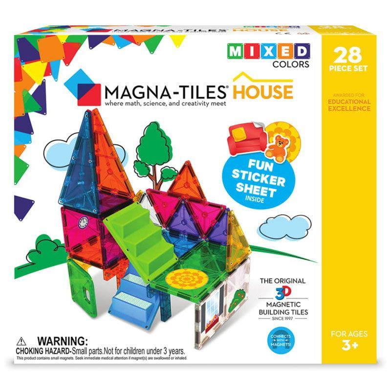 Magna-Tiles House set magnetic 28 piese - copilaresti.ro