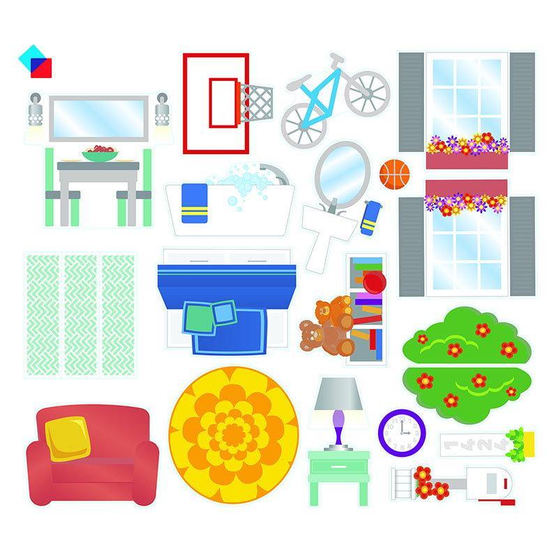 Magna-Tiles House set magnetic 28 piese - copilaresti.ro