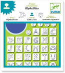 Set stampile Alfabet Djeco - copilaresti.ro