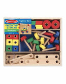 Set din lemn de construit cu suruburi Melissa and Doug - copilaresti.ro