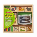 Set stampile lemn Safari Melissa and Doug - copilaresti.ro