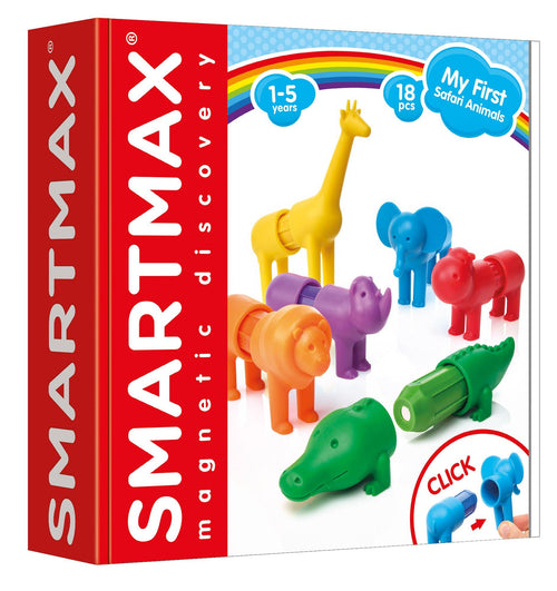Joc Magnetic SmartMax - Animale Safari - Smartmax Safari animals - Set Smartmax animale