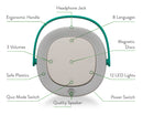 Timio Starter Kit - jucarie interactiva copii 2-6 ani - player audio fara ecrane - jucarie educativa interactiva