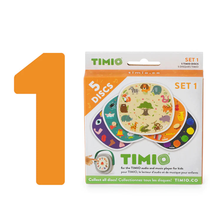 Set Discuri Timio - jucarie interactiva copii 2-6 ani - Disc Set 1