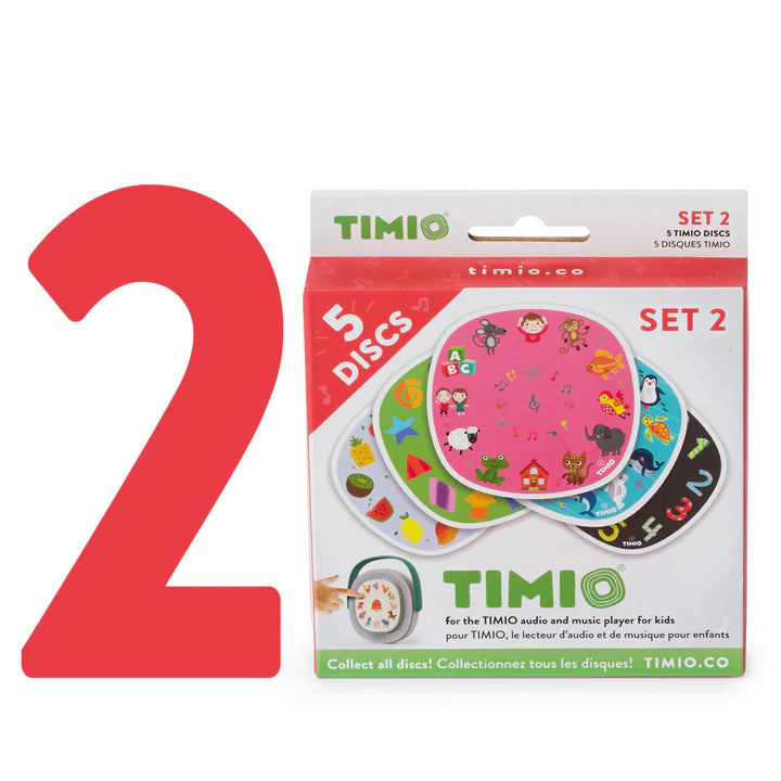 Set Discuri Timio - jucarie interactiva copii 2-6 ani - Disc Set 2