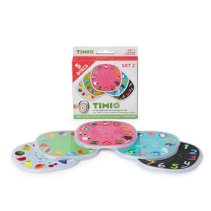 Set Discuri Timio - jucarie interactiva copii 2-6 ani - Disc Set 2