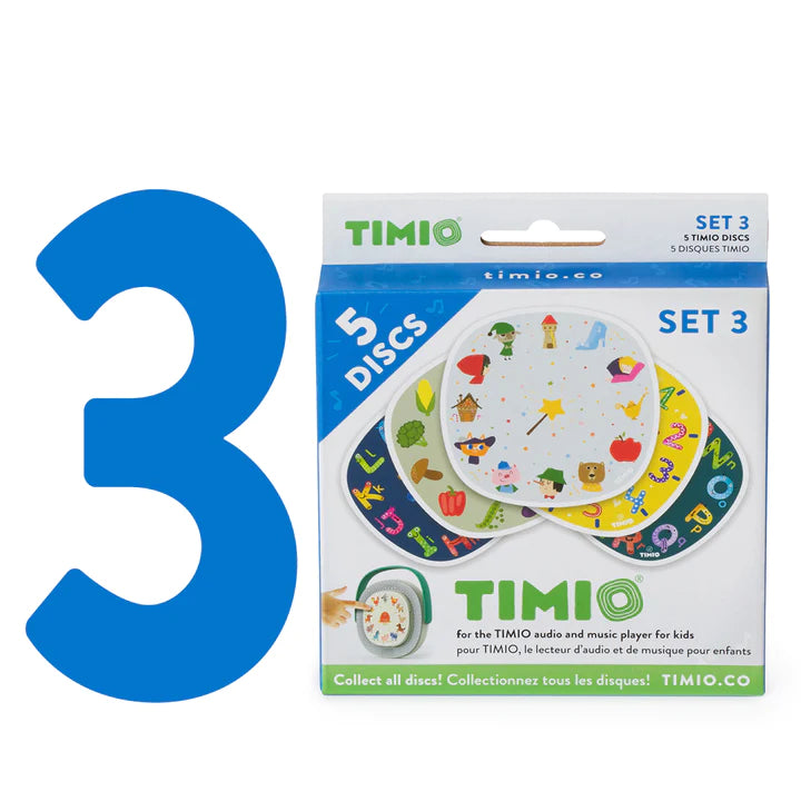 Set Discuri Timio - jucarie interactiva copii 2-6 ani - Disc Set 3