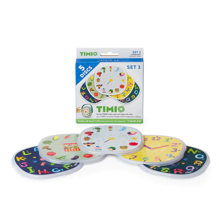Set Discuri Timio - jucarie interactiva copii 2-6 ani - Disc Set 3