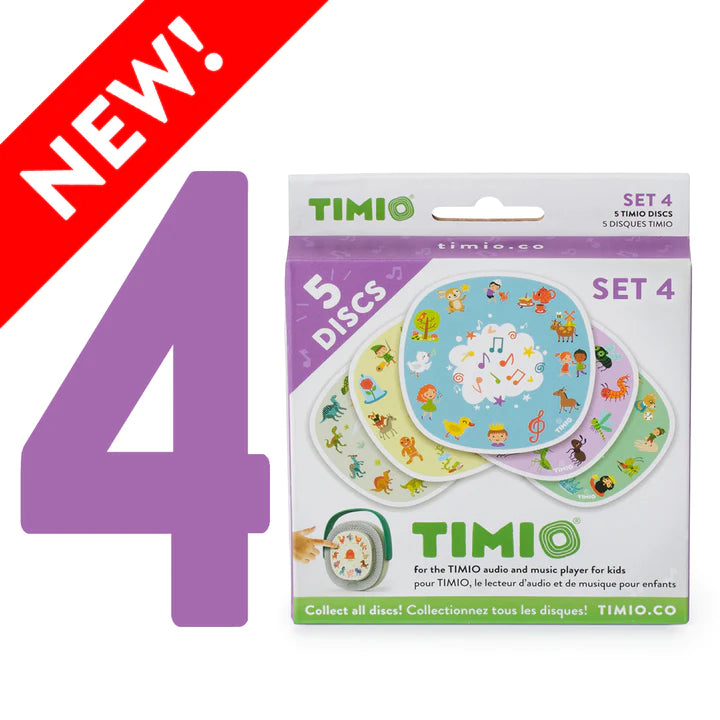 Set Discuri Timio - jucarie interactiva copii 2-6 ani - Disc Set 4