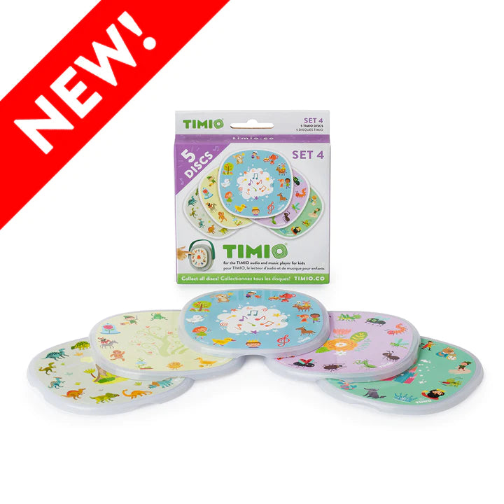 Set Discuri Timio - jucarie interactiva copii 2-6 ani - Disc Set 4