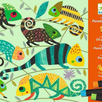 Atelier Culori Ulei Pastel Djeco, Jungla