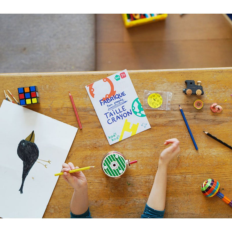 Kit constructii DIY copii 6 ani + - Construieste propria ascutitoare KIT STEM COPII 6 ani +