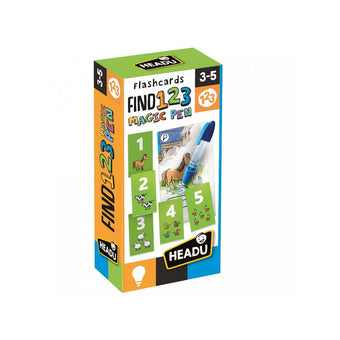 Cartonase numere 123 cu pix magic - Headu