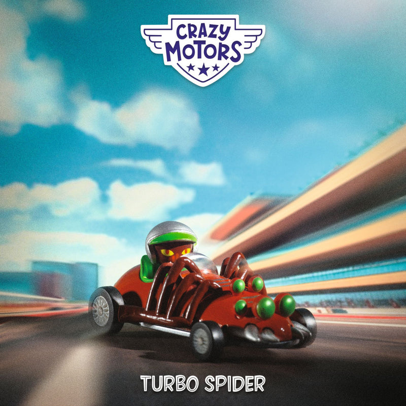 Colectia Crazy Motors Djeco, Masina De Curse Turbo Spider