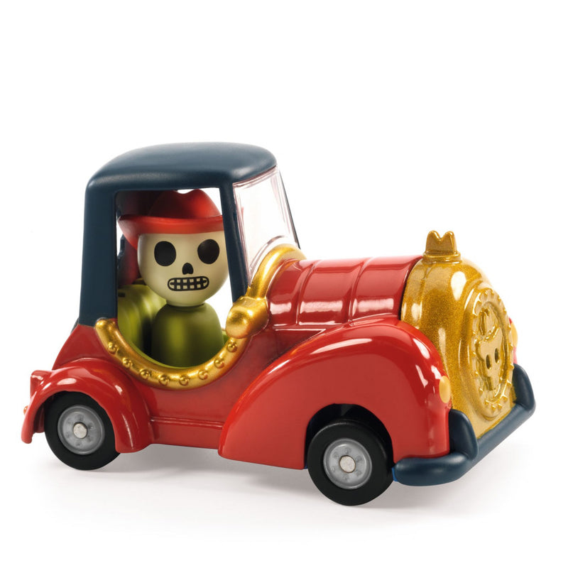 Colectia Crazy Motors Djeco, Masina Red Skull