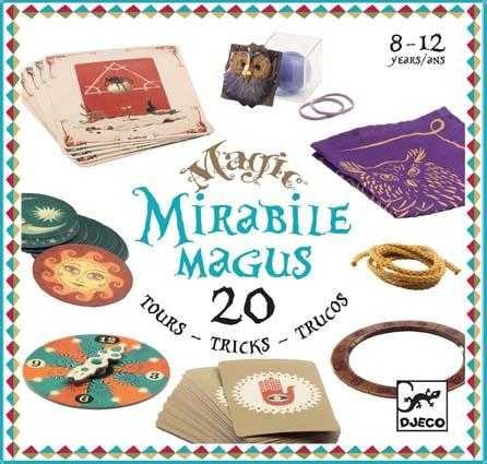 Colectia magica Djeco Mirable Magus 20 de trucuri de magie pentru copii 8-12 ani - set de magie copii Djeco