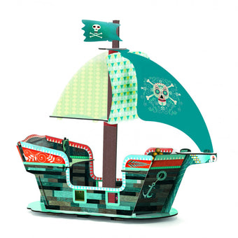 Corabia Piratilor Djeco Macheta 3D
