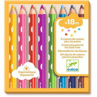 Creioane Colorate Pentru Bebe, Djeco