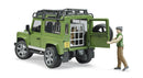 Bruder Masina Land Rover Defender cu padurar, Bruder 02587