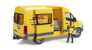 Bruder Mercedes Benz Sprinter DHL cu sofer, Bruder 02671 - Bruder Duba de curierat
