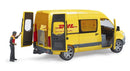 Bruder Mercedes Benz Sprinter DHL cu sofer, Bruder 02671 - Bruder Duba de curierat