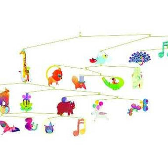 Decoratie Mobila Animale Vesele Djeco