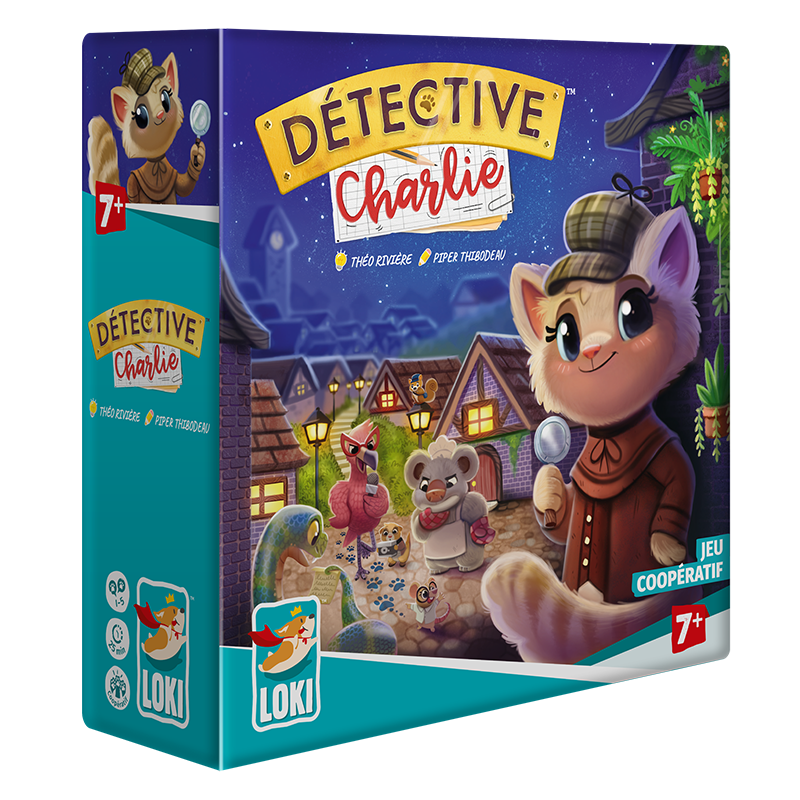 Joc Detective Charlie - Loki - Detectivul Charlie Holmes - joc de cooperare copii