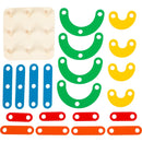 Joc educational din lemn litere si numere - Small Foot Legler - joc Montessori litere si numere