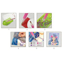 Joc creativ Creeaza un tablou - Fete si diamante - Crea Lign' - jocuri de motricitate fina