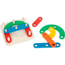 Joc educational din lemn litere si numere - Small Foot Legler - joc Montessori litere si numere