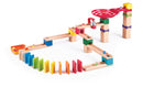 Traseu cu bile din lemn - HAPE - Marble Run race track - Pista cu bile Crazy Roolers Stack Track HAPE
